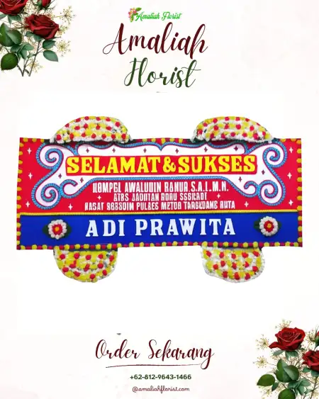 Papan Bunga Ucapan Selamat Sekarjalak